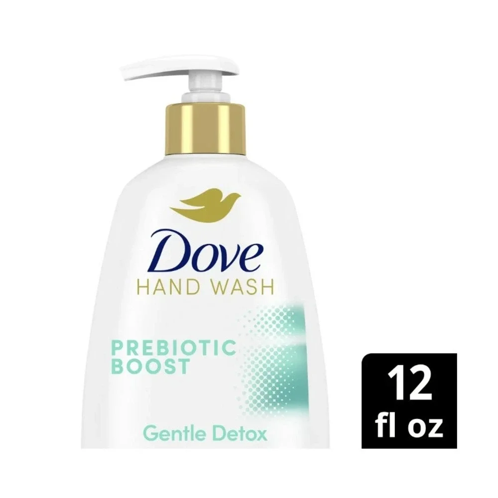 Dove Hand Wash Soap Prebiotic Boost Gentle Detox Marine Algae Adaptogen 12oz NEW